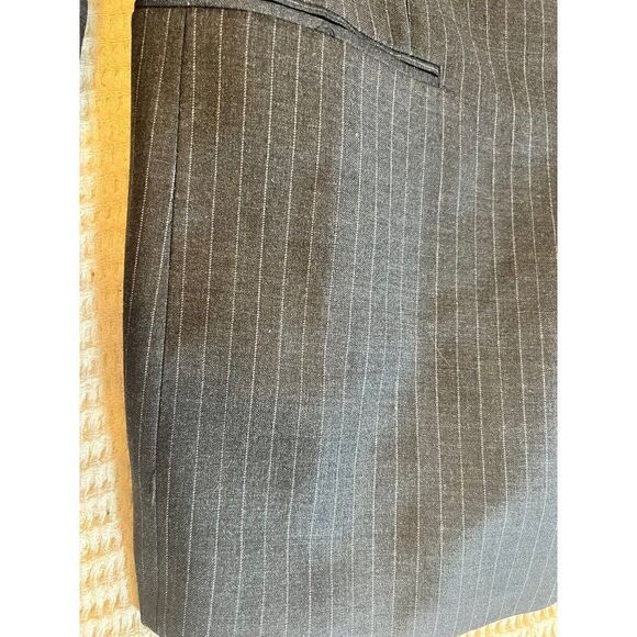 LRL Ralph Lauren Gray Pinstripe Wool 2 Button Blazer Jacket Mens 44R - Picture 3 of 11